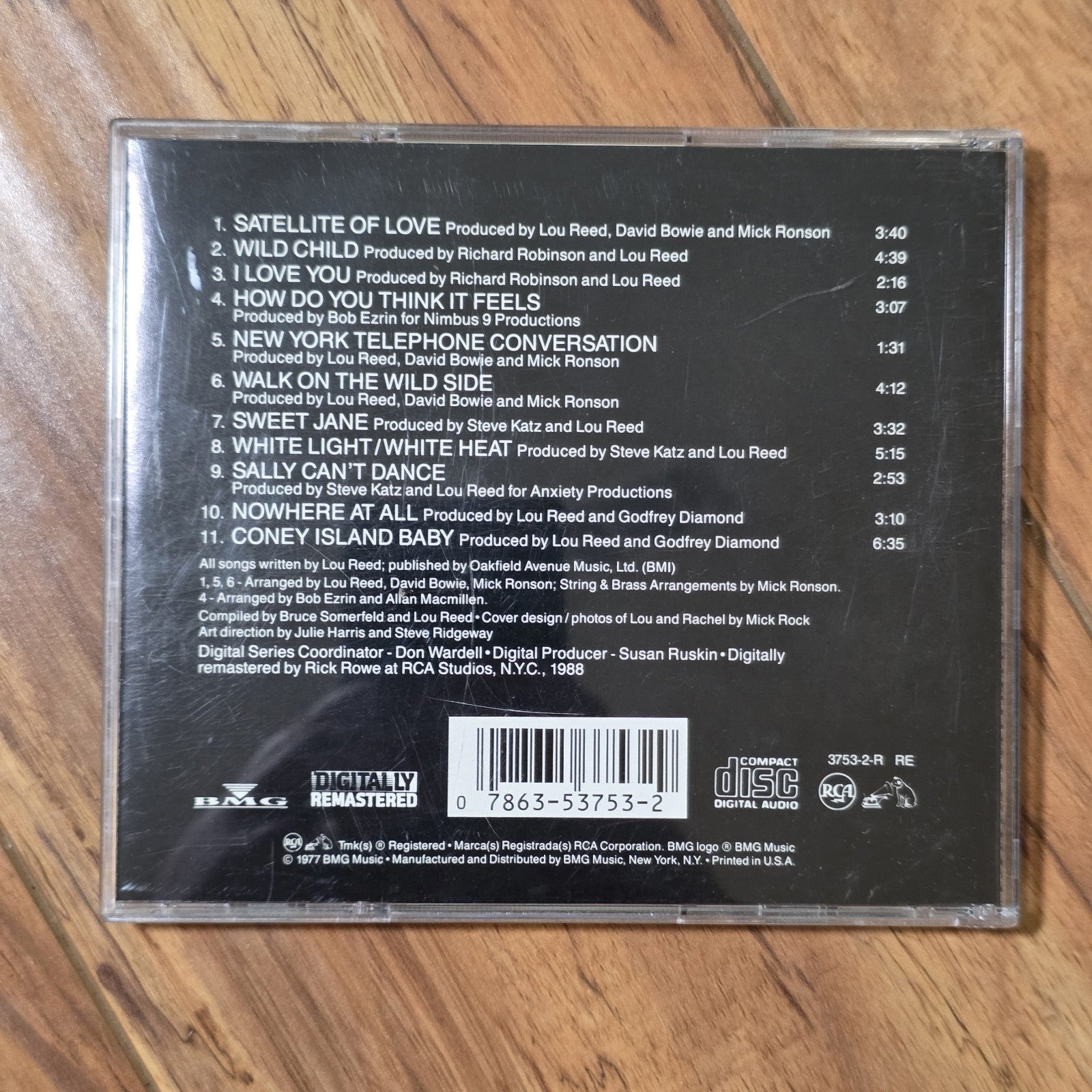 Lou Reed - Walk On The Wild Side Best Of CD Compilation 1977 Rock Classic Rock