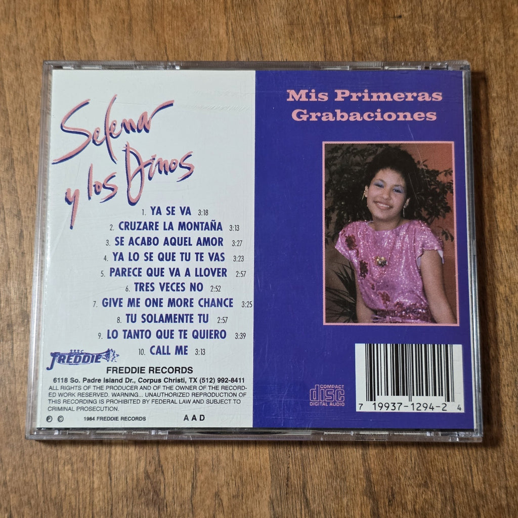Selena y los Dinos - Mis Primeras Grabaciones CD Album 1984 Tejano Rare HTF