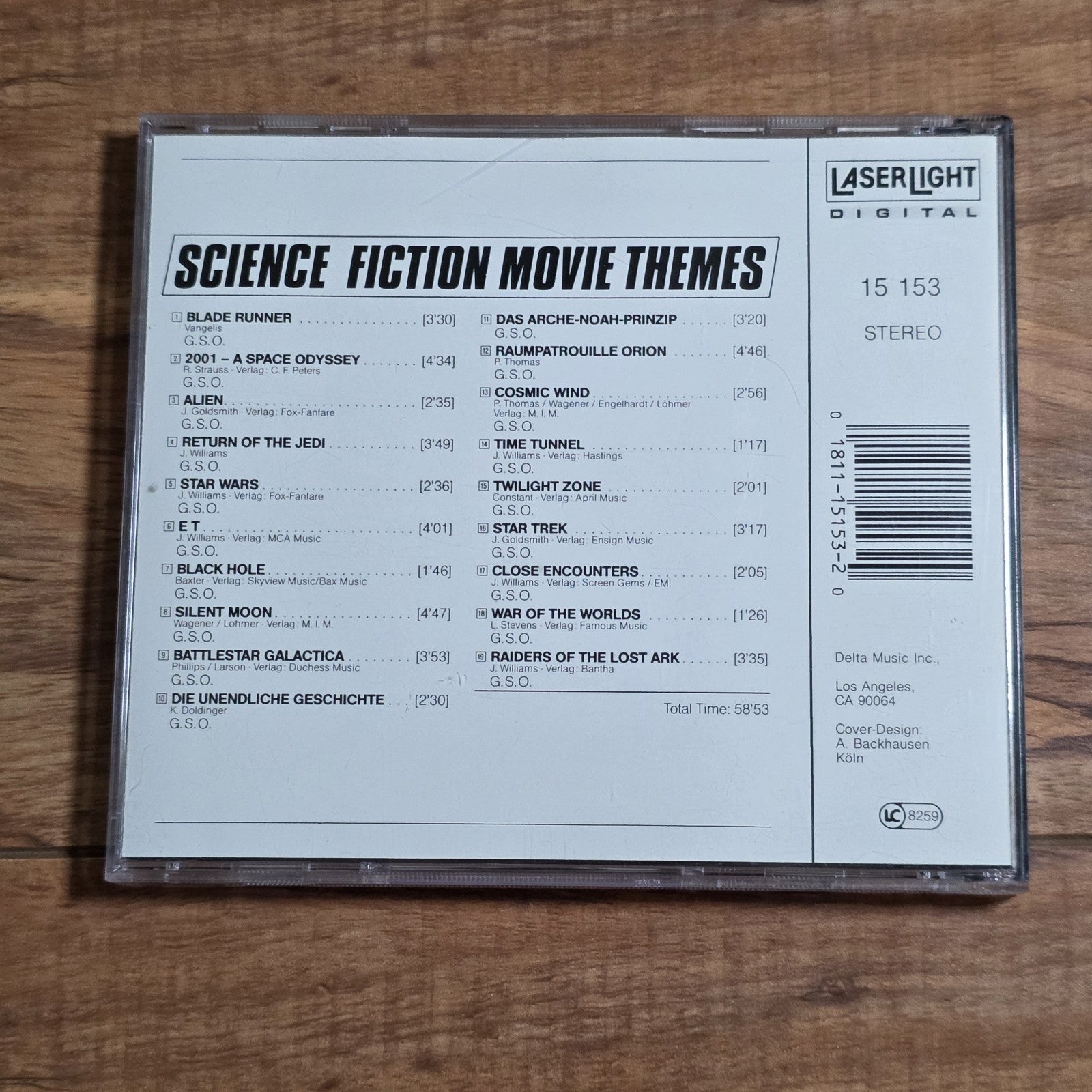 Various Artists - Science Fiction Movies Themes CD Compilation 1991 Soundtrack