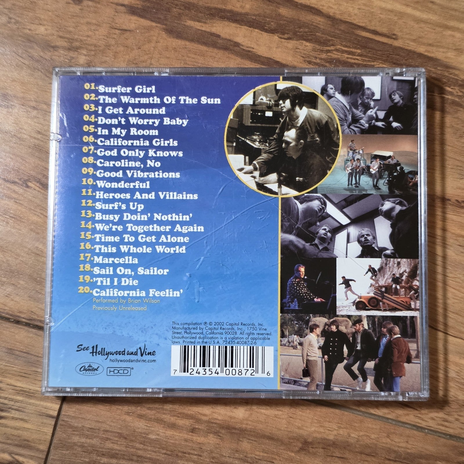 The Beach Boys - Classics Selections By Brian Wilson CD Album 2002 Surf Rock Pop