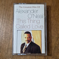 Alexander O'Neal - This Thing Called Love Single 1992 R&B Cassette Tabu Records