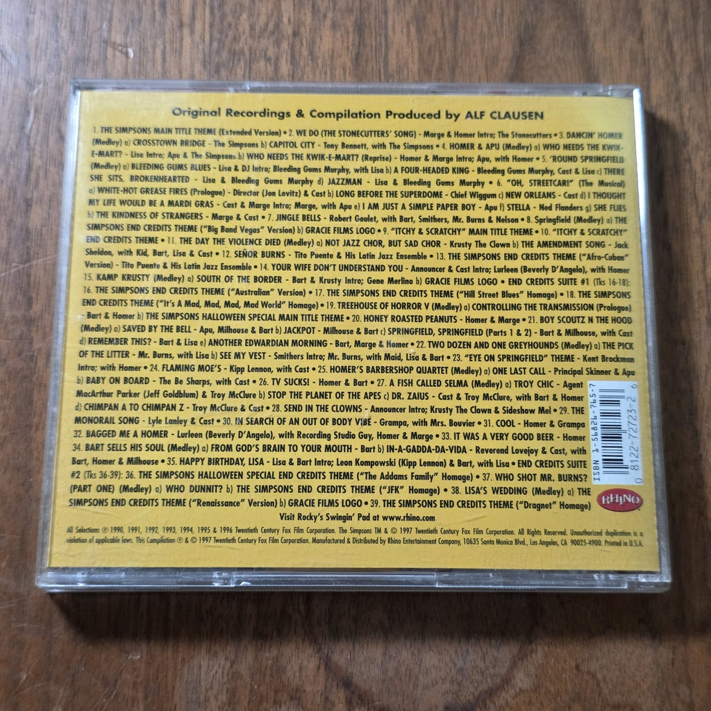 The Simpsons - Songs in the Key of Springfield CD Album 1997 Soundtrack