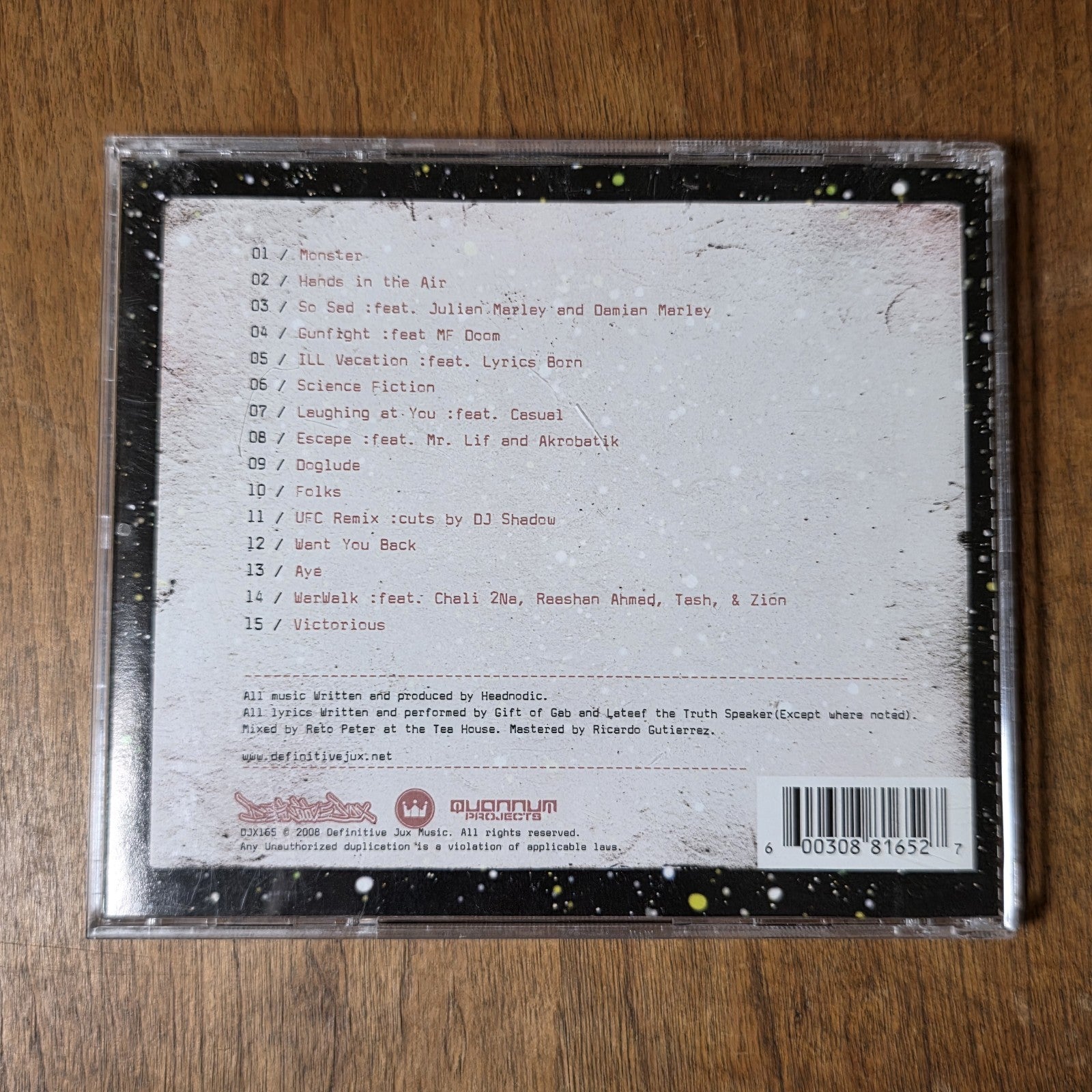 The Mighty Underdogs - Droppin' Science Fiction CD 2008 Hip Hop Rare HTF