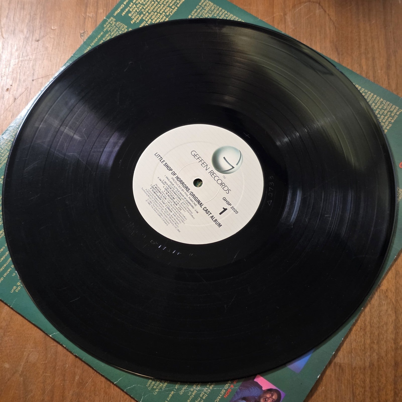 Little Shop Of Horrors Original Cast Vinyl LP 1982 Soundtrack Rare HTF