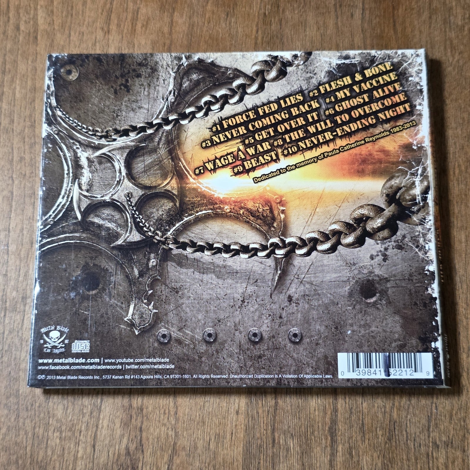 Battlecross - War of Will CD Album 2013 Heavy Metal Metal Blade Records