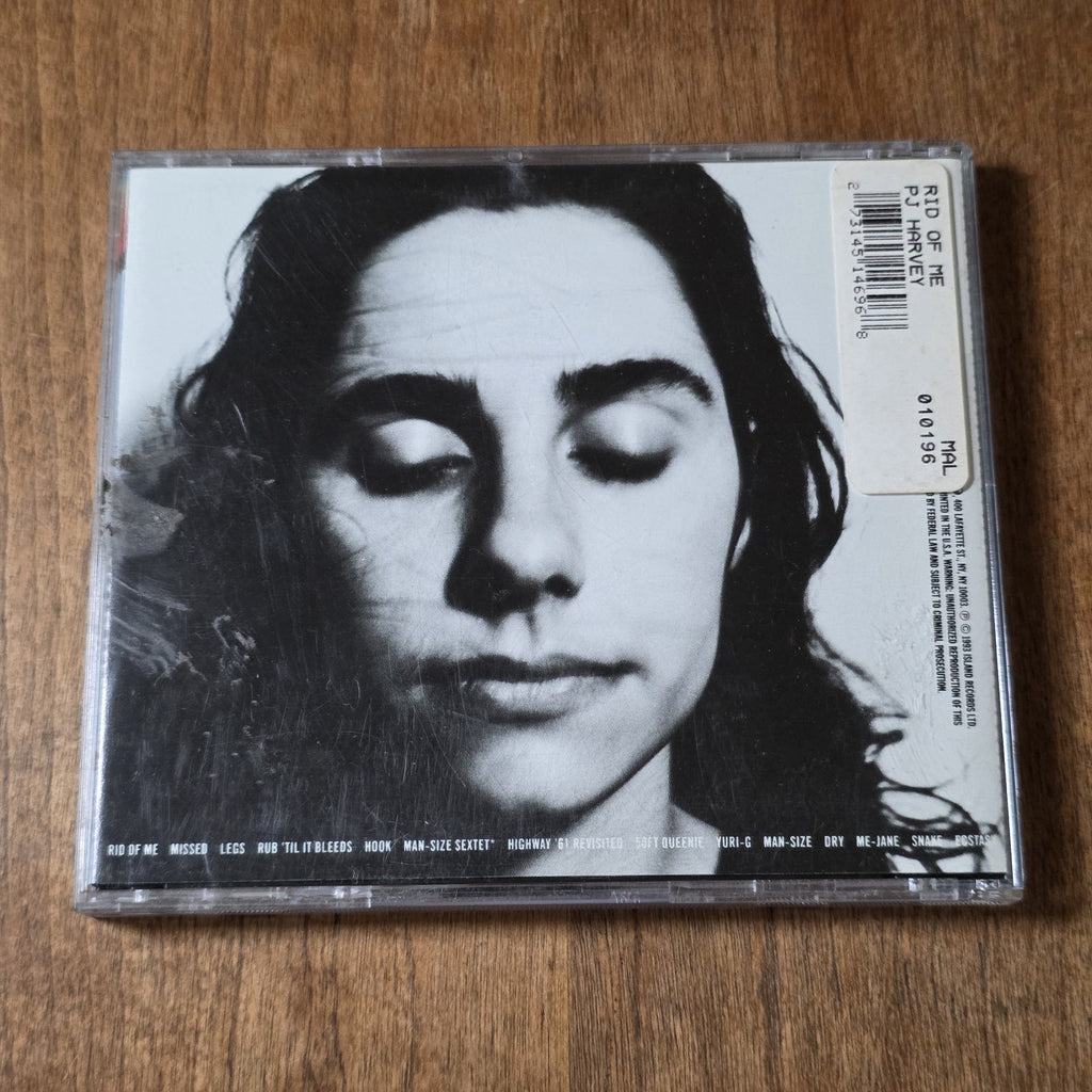 PJ Harvey - Rid of Me CD Album 1993 Alternative Rock Island Records