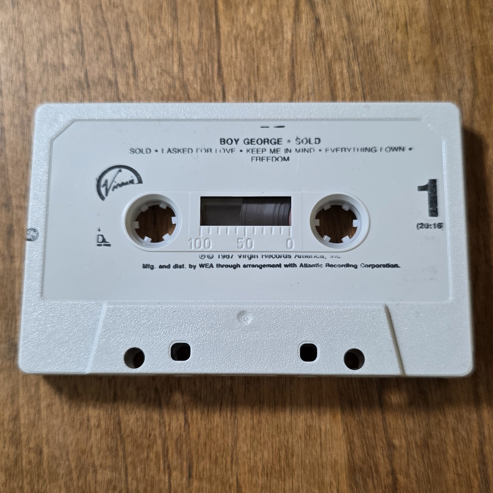Boy George - Sold Cassette Album 1987 New Wave