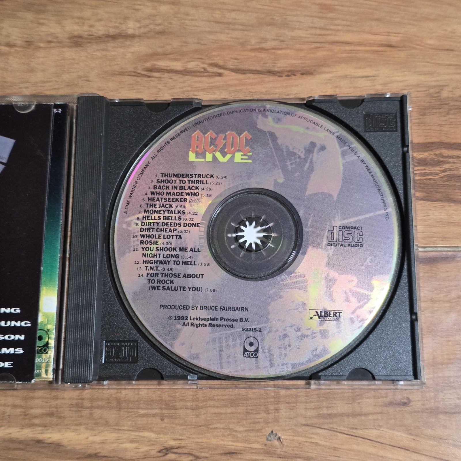 AC/DC - Live CD Live Album 1992 Hard Rock