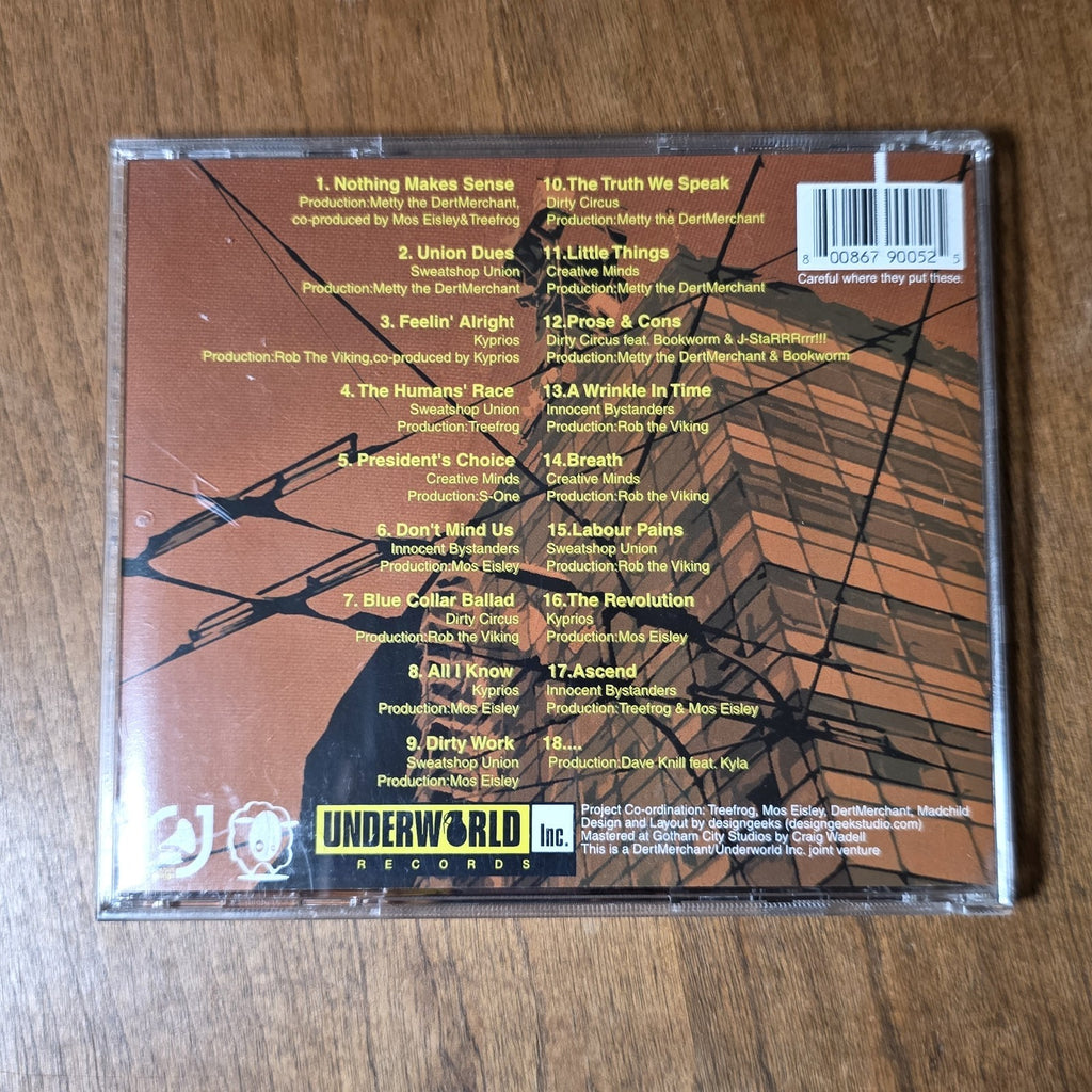 Sweatshop Union - Local.604 CD 2002 Underground Hip Hop Rap Indie Rare HTF