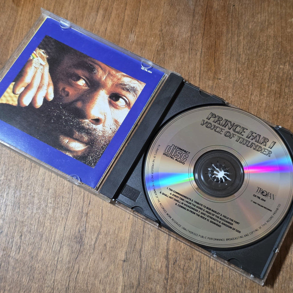 Prince Far I - Voice of Thunder CD Album 1990 Reggae Trojan Rare HTF