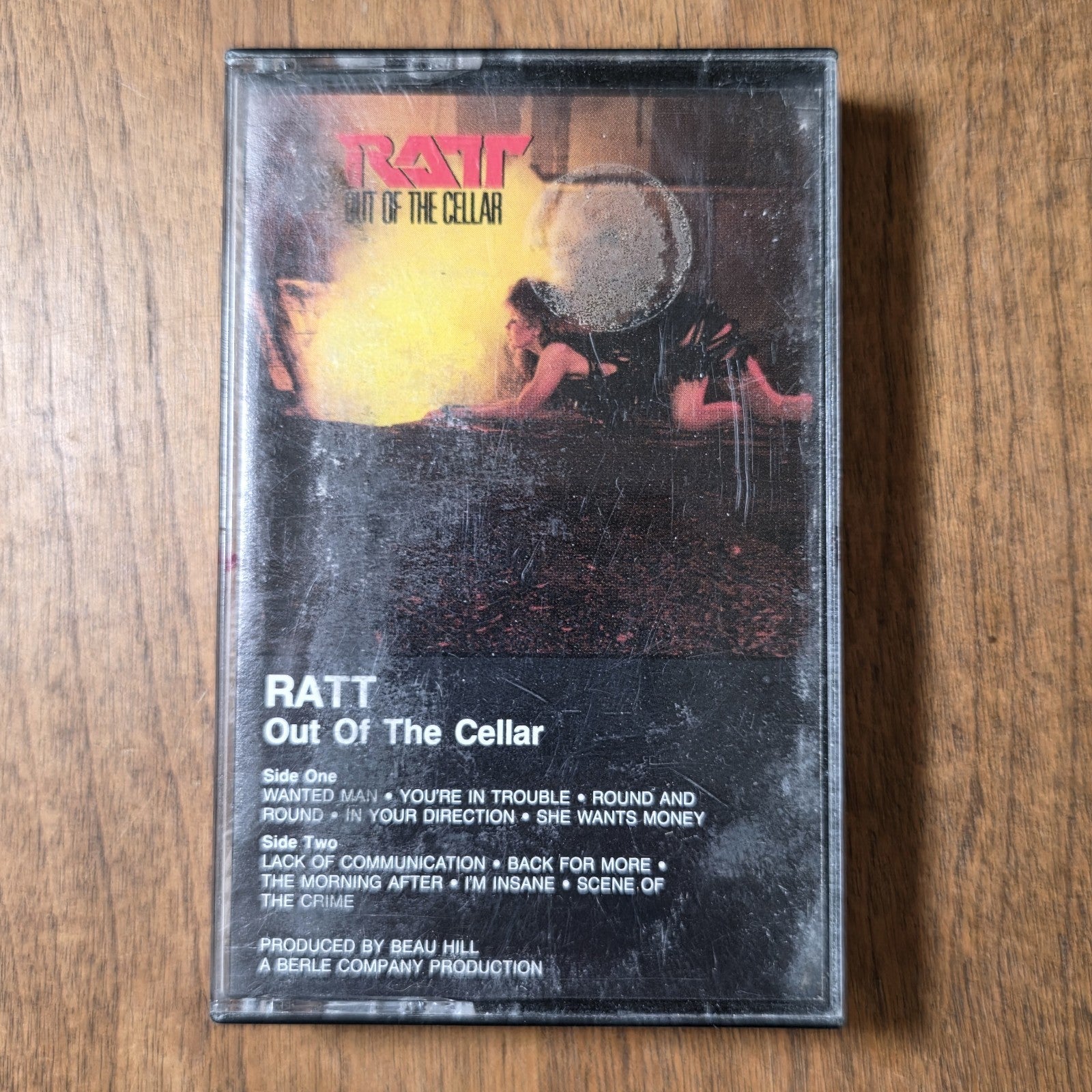 Ratt - Out of the Cellar Cassette Album 1984 Glam Metal