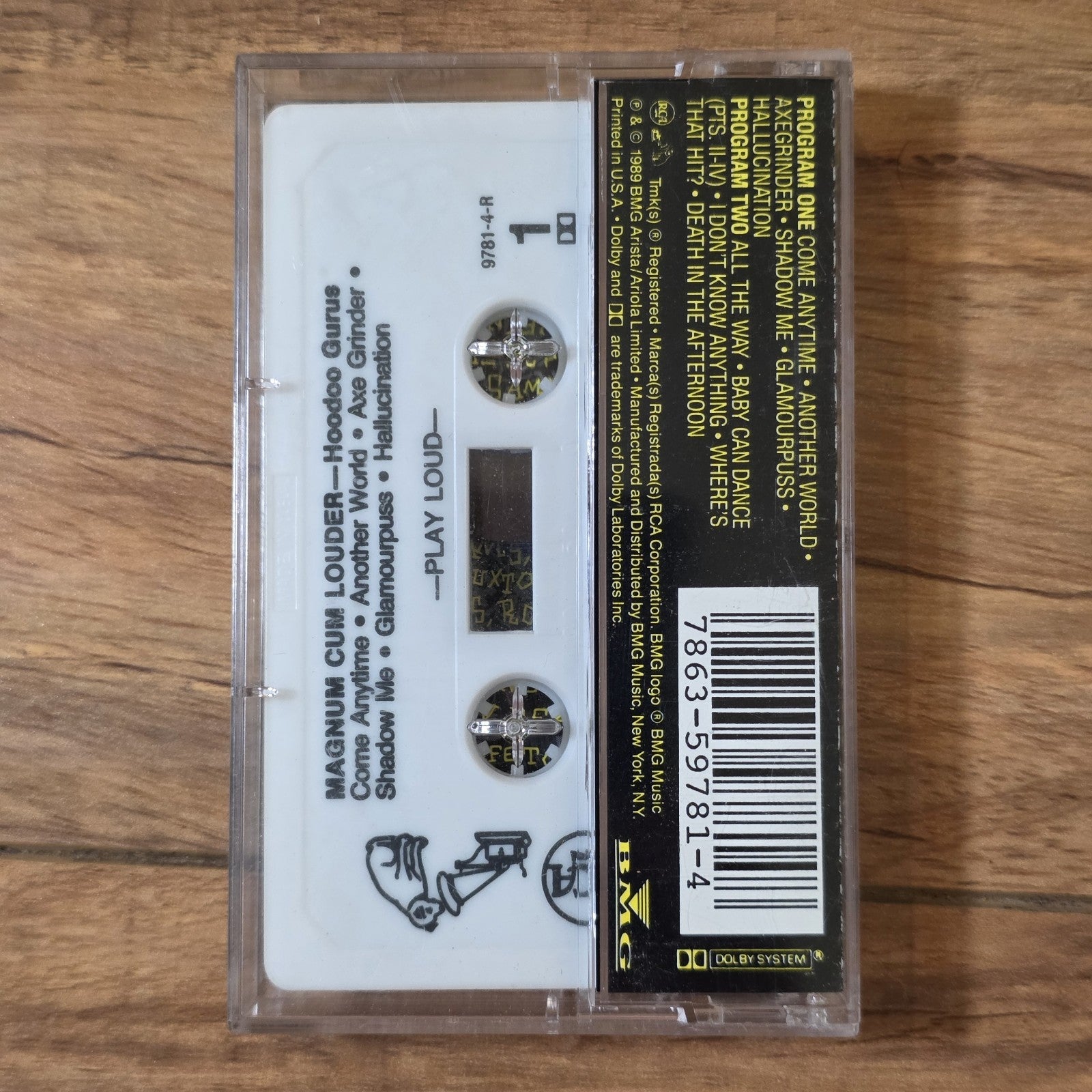 Hoodoo Gurus - Magnum Cum Louder Album 1989 Rock Cassette RCA