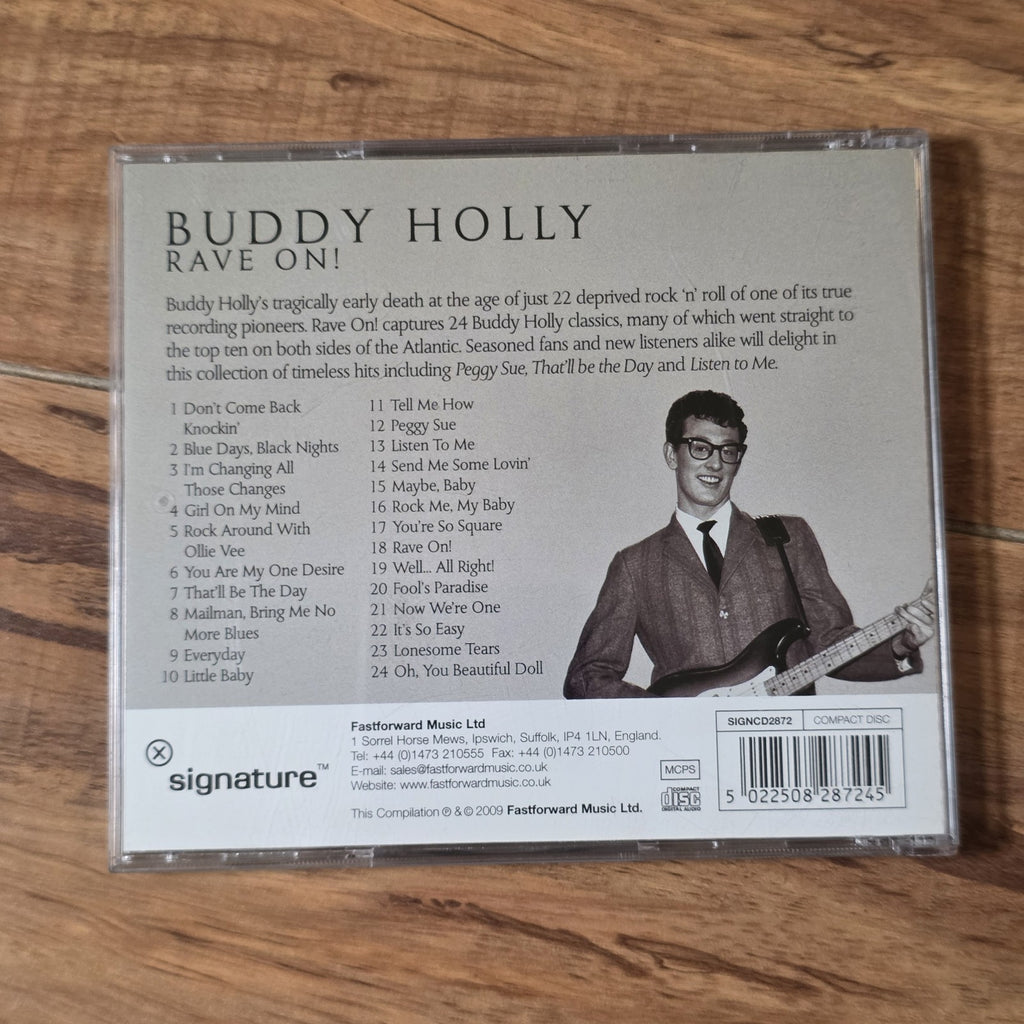 Buddy Holly - Rave On! CD MCA Records 1950s Rock n Roll Rockabilly