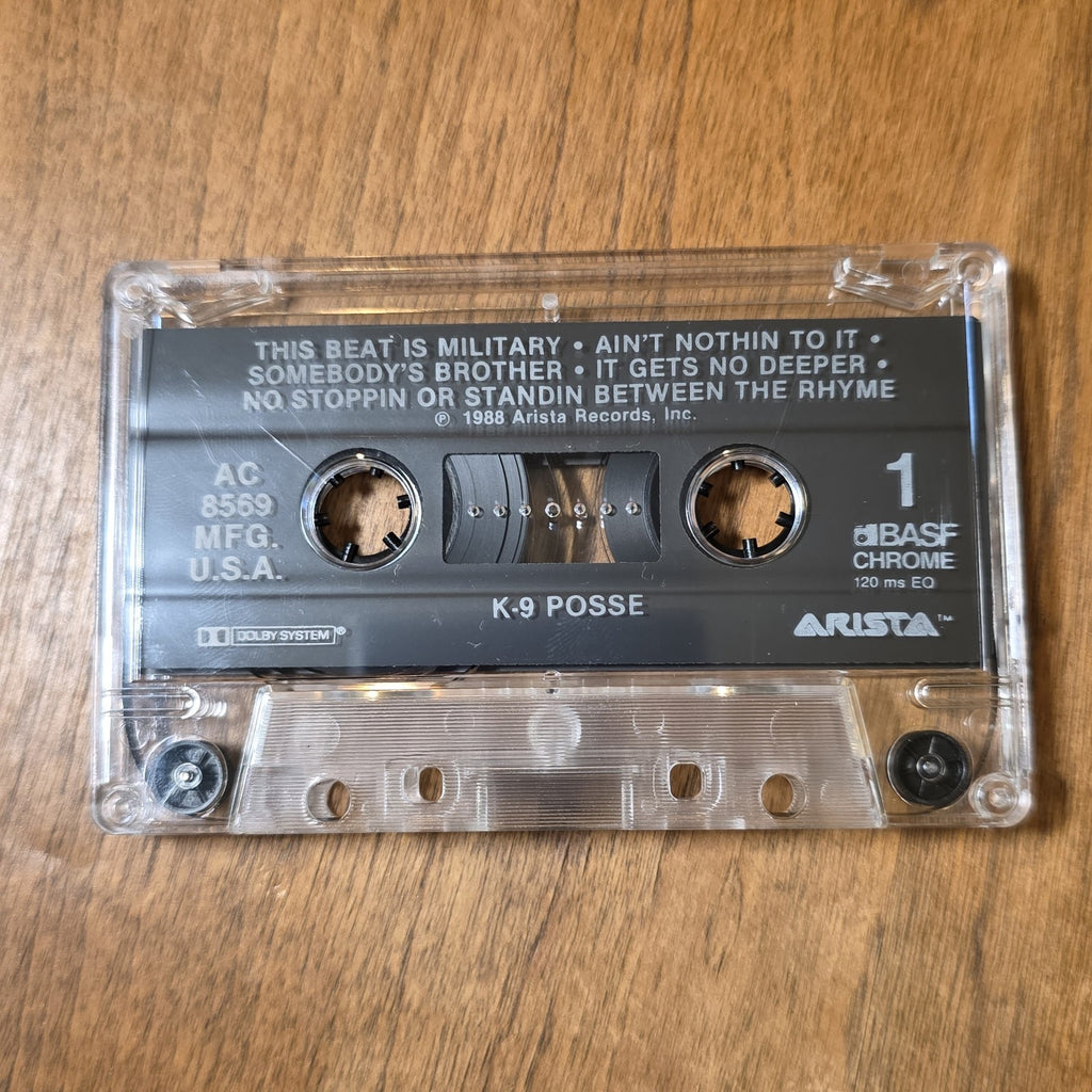 K-9 Posse - Self Titled Album 1989 Hip Hop Cassette