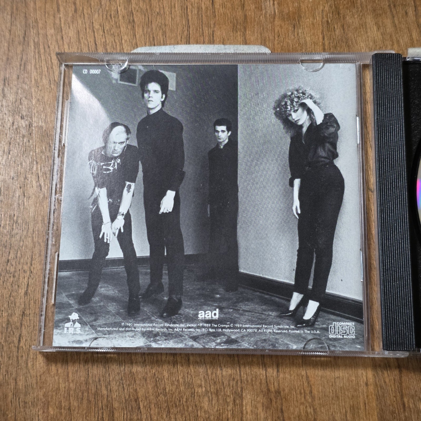The Cramps - Songs the Lord Taught Us CD Album 1990 Psychobilly