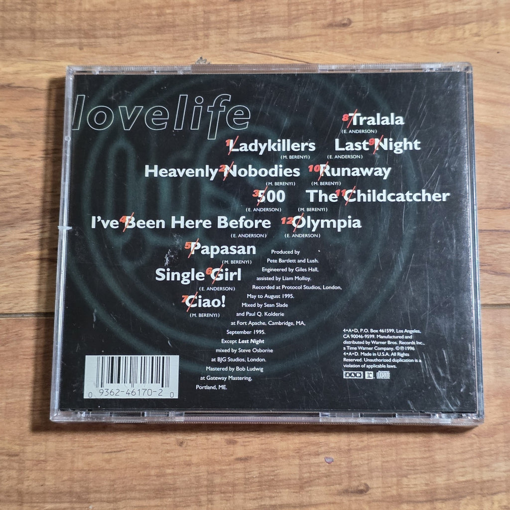 Lush - Lovelife CD Album 1996 Shoegaze Indie Rock