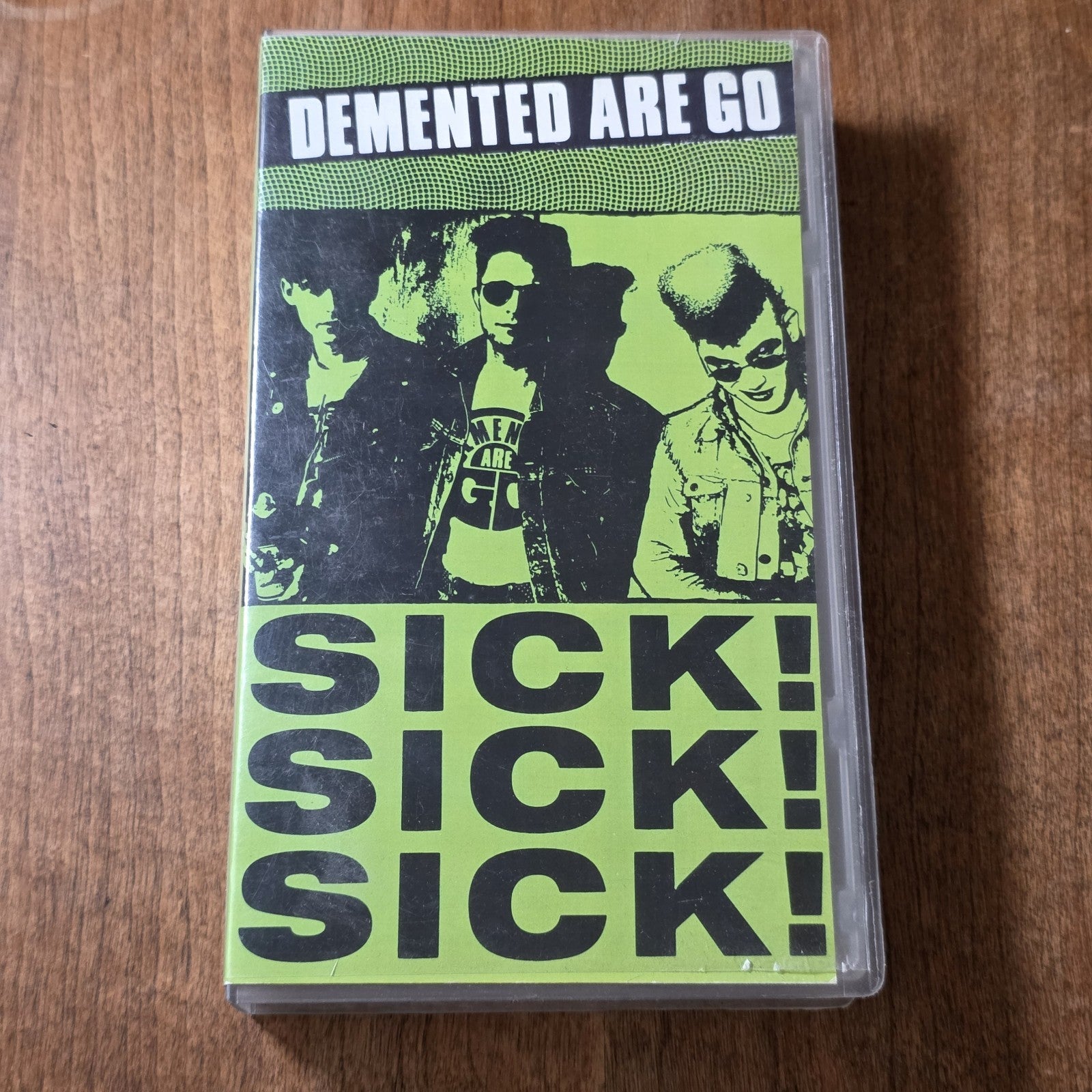 Demented Are Go - Sick Sick Sick VHS Live Album 1987 Psychobilly HTF