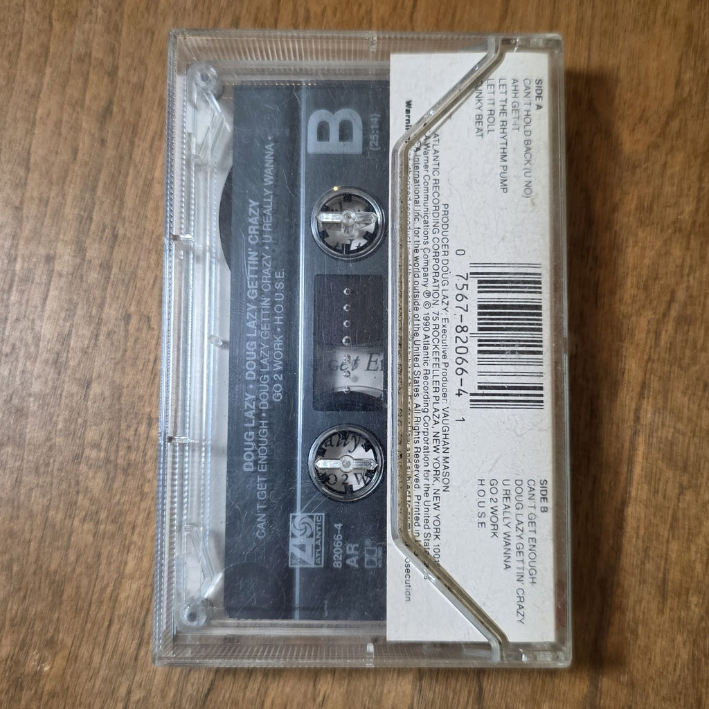 Doug Lazy - Doug Lazy Gettin' Crazy Album 1990 Hip Hop House Cassette Atlantic