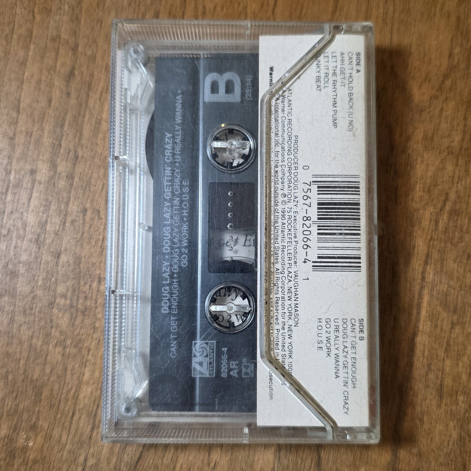 Doug Lazy - Doug Lazy Gettin' Crazy Album 1990 Hip Hop House Cassette Atlantic