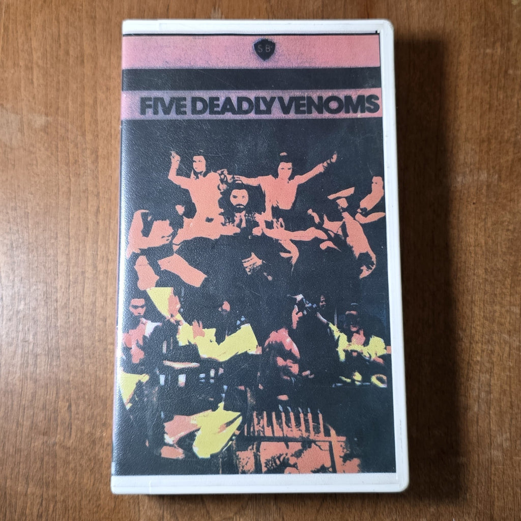 Five Deadly Venoms 1978 VHS Chang Cheh Action Rare HTF