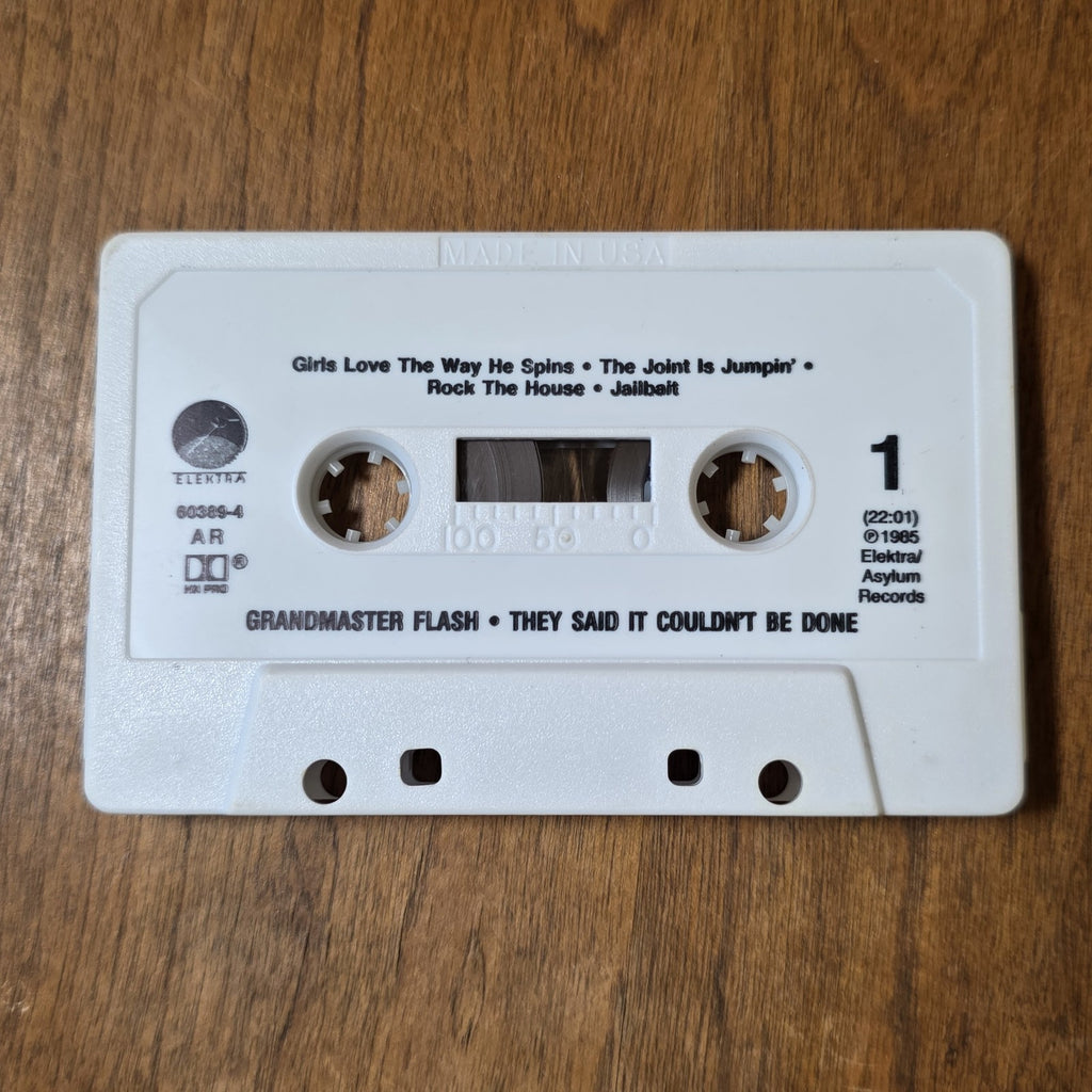 Grandmaster Flash - They Said It Couldnt Be Done 1985 Hip Hop Cassette Rare HTF