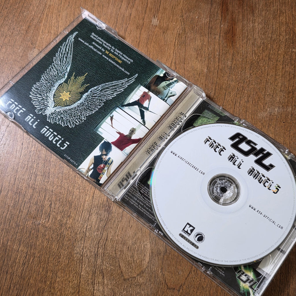 Ash - Free All Angels CD DVD Set 2001 Pop Punk Alternative Rock Very Good