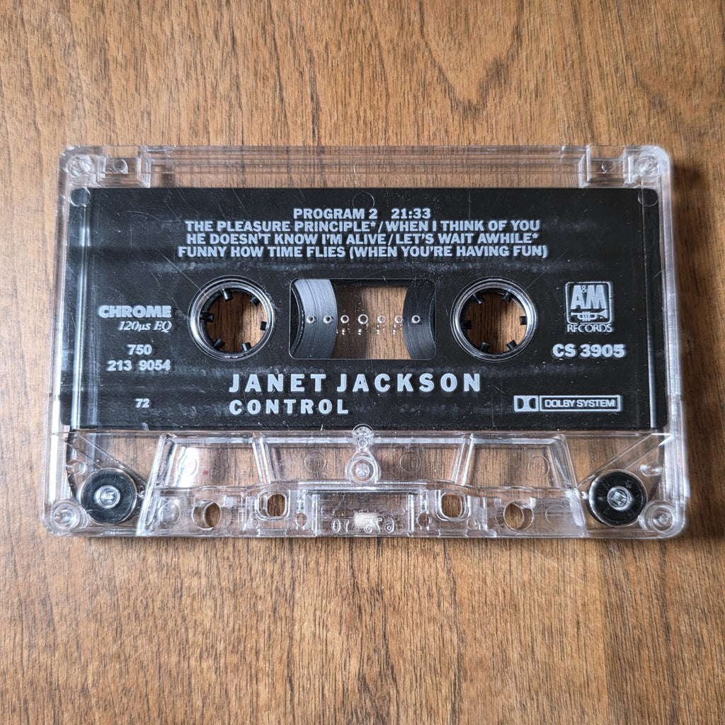 Janet Jackson - Control Cassette Album 1986 Pop R&B A&M Records