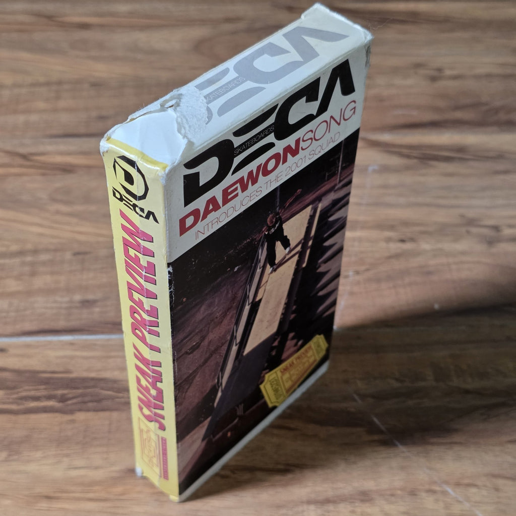 Deca Sneak Preview 2001 VHS Daewon Song Sports Skateboarding Rare HTF