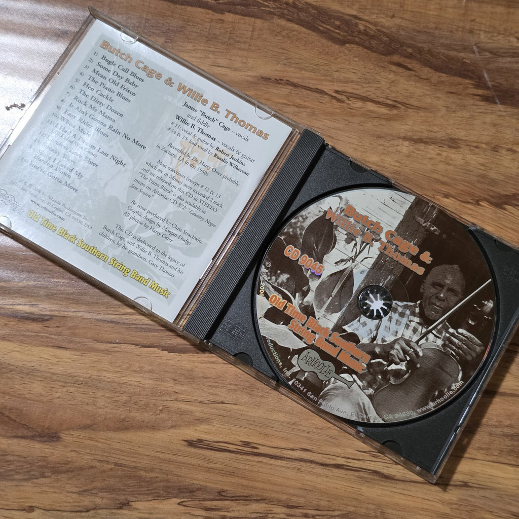 Butch Cage & Willie B. Thomas - Old Time Black Southern String Band CD Rare HTF