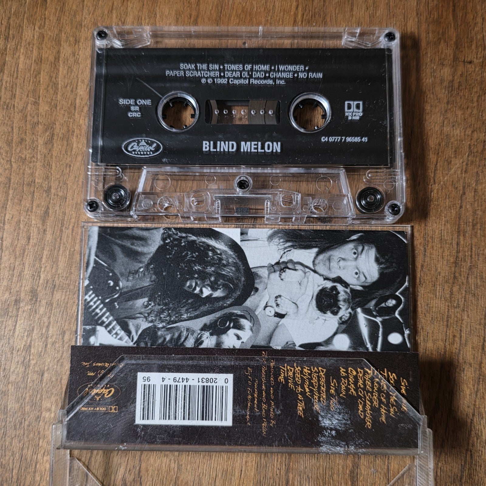 Blind Melon - Self-Titled Cassette Album 1992 Alternative Rock Rare HTF