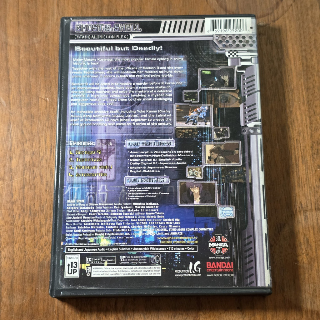 Ghost in the Shell - Stand Alone Complex Vol. 1 DVD 2004 Anime
