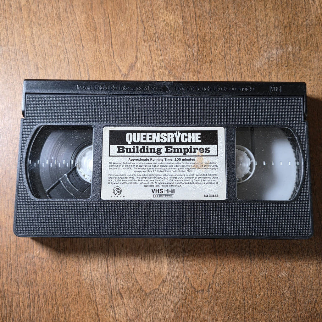 Queensrÿche - Building Empires 1992 VHS Music Documentary