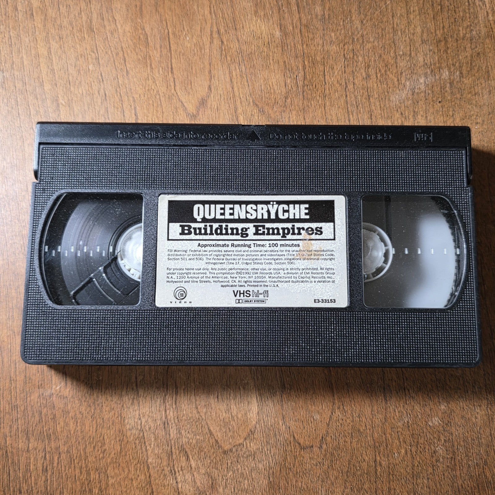 Queensrÿche - Building Empires 1992 VHS Music Documentary