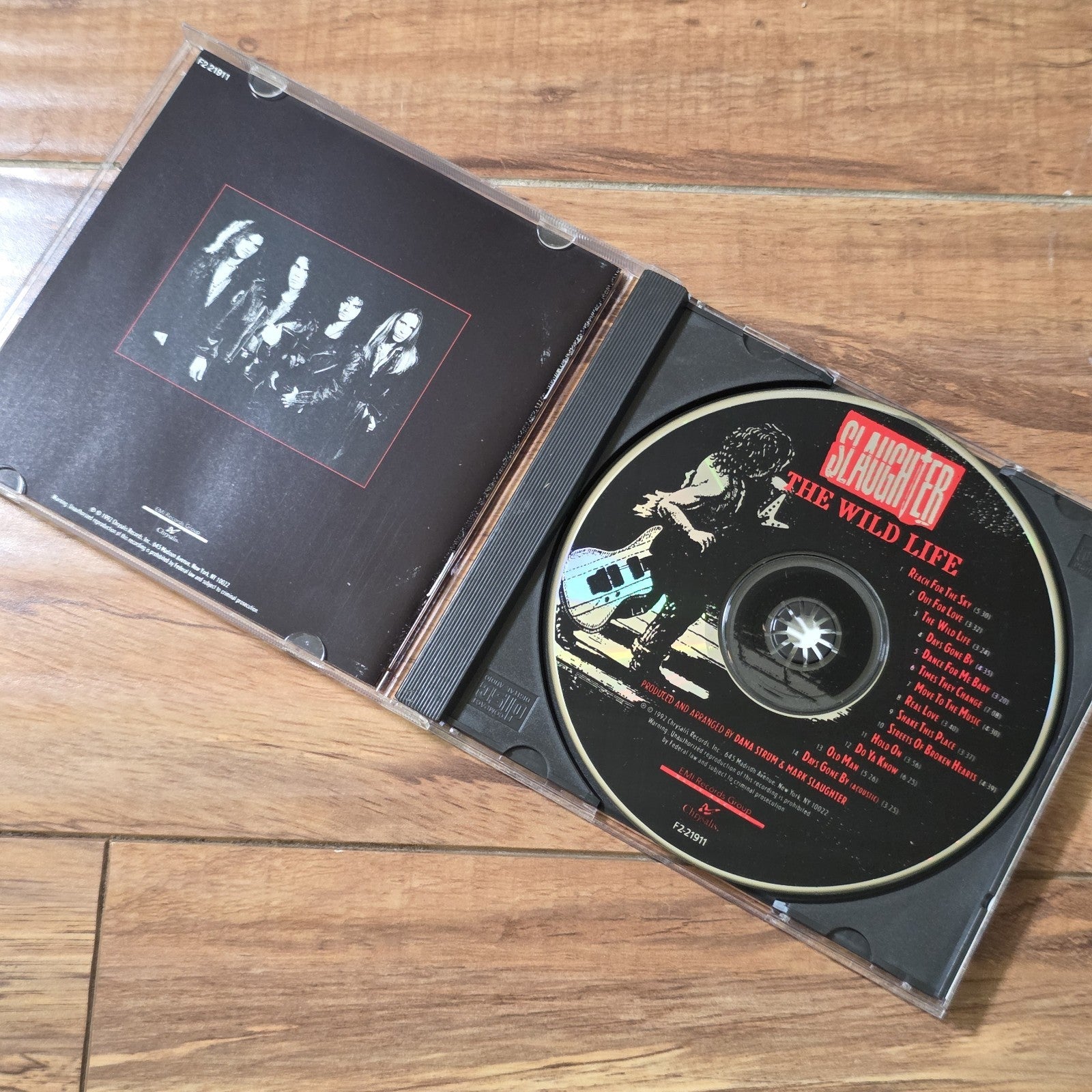Slaughter - The Wild Life CD Album 1992 Glam Metal Rock