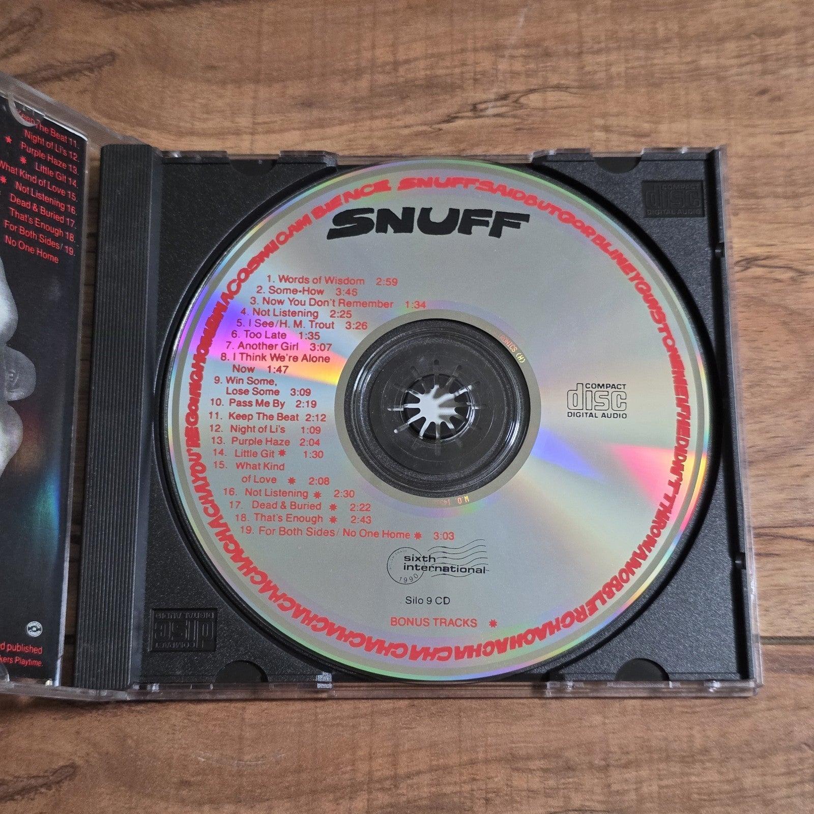 Snuff - Snuff Said CD Album 1989 Punk Rock Rare HTF