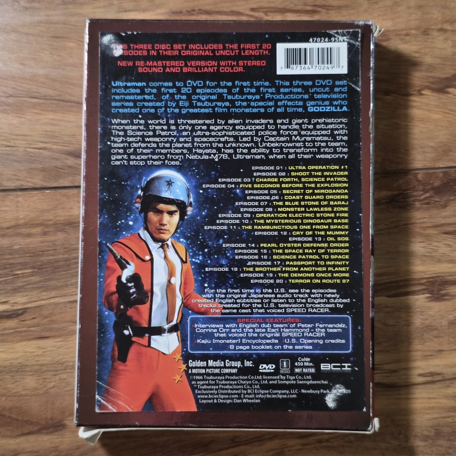 Ultraman - Series 1: Vol. 1 DVD 2006 3-Disc Sci-Fi Action
