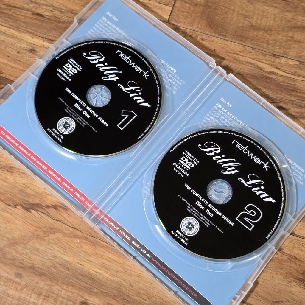 Billy Liar Complete Series Two 1974 DVD Stuart Allen Comedy PAL Region 2 HTF