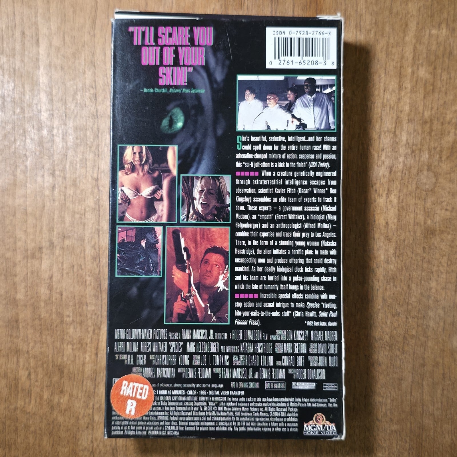 Species VHS 1995 Sci-Fi Horror