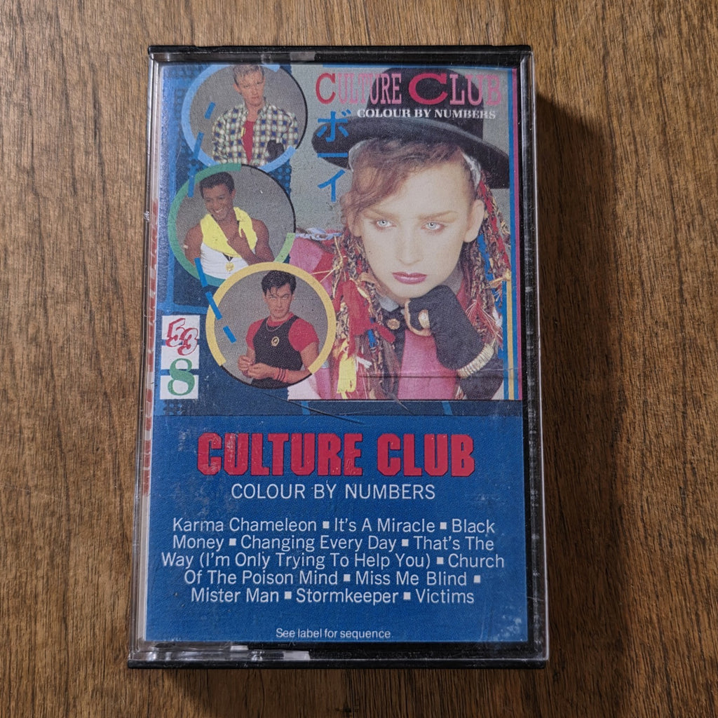 Culture Club - Colour By Numbers Cassette Album 1983 New Wave