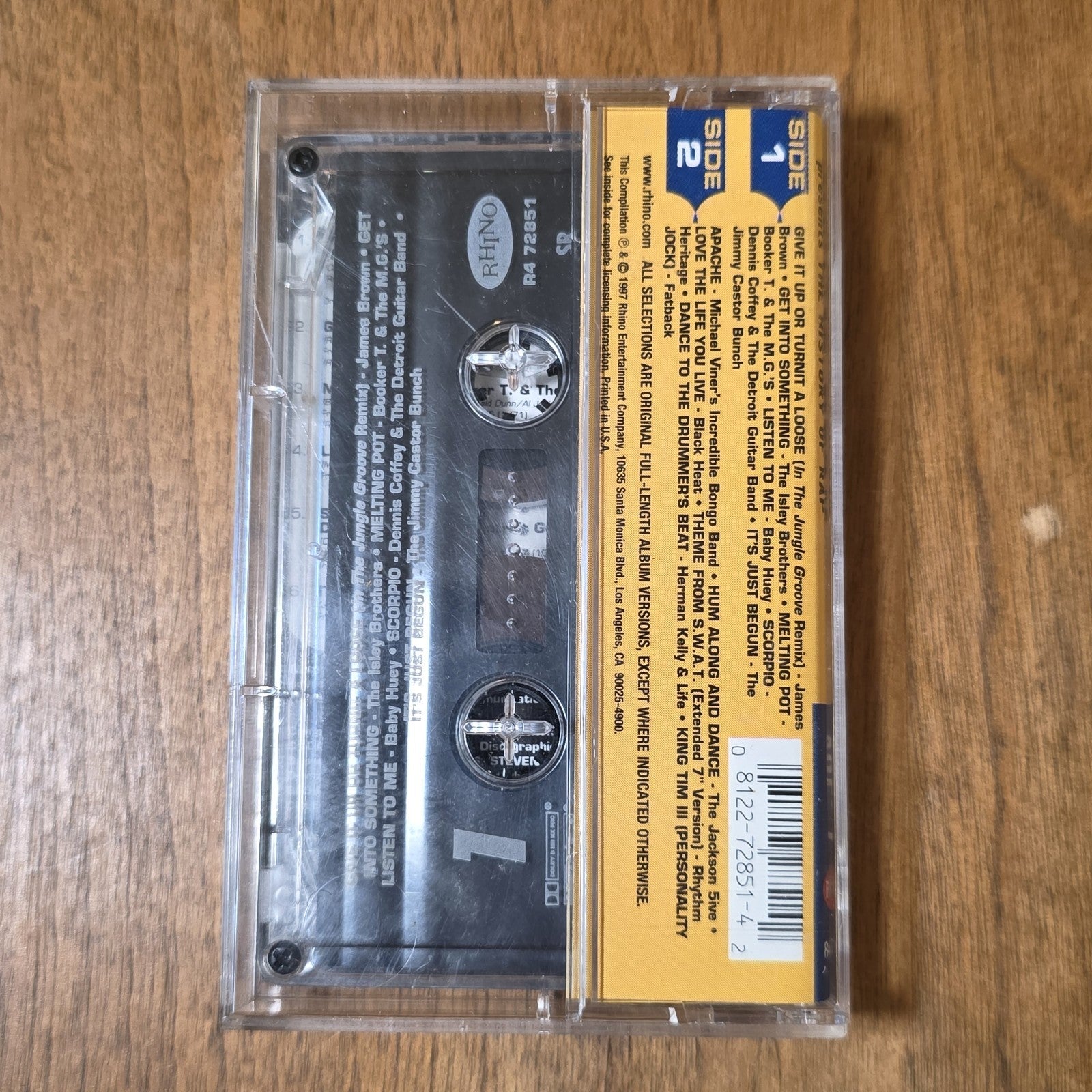 Kurtis Blow Presents - The History Of Rap 1986 Hip Hop Cassette Rare HTF