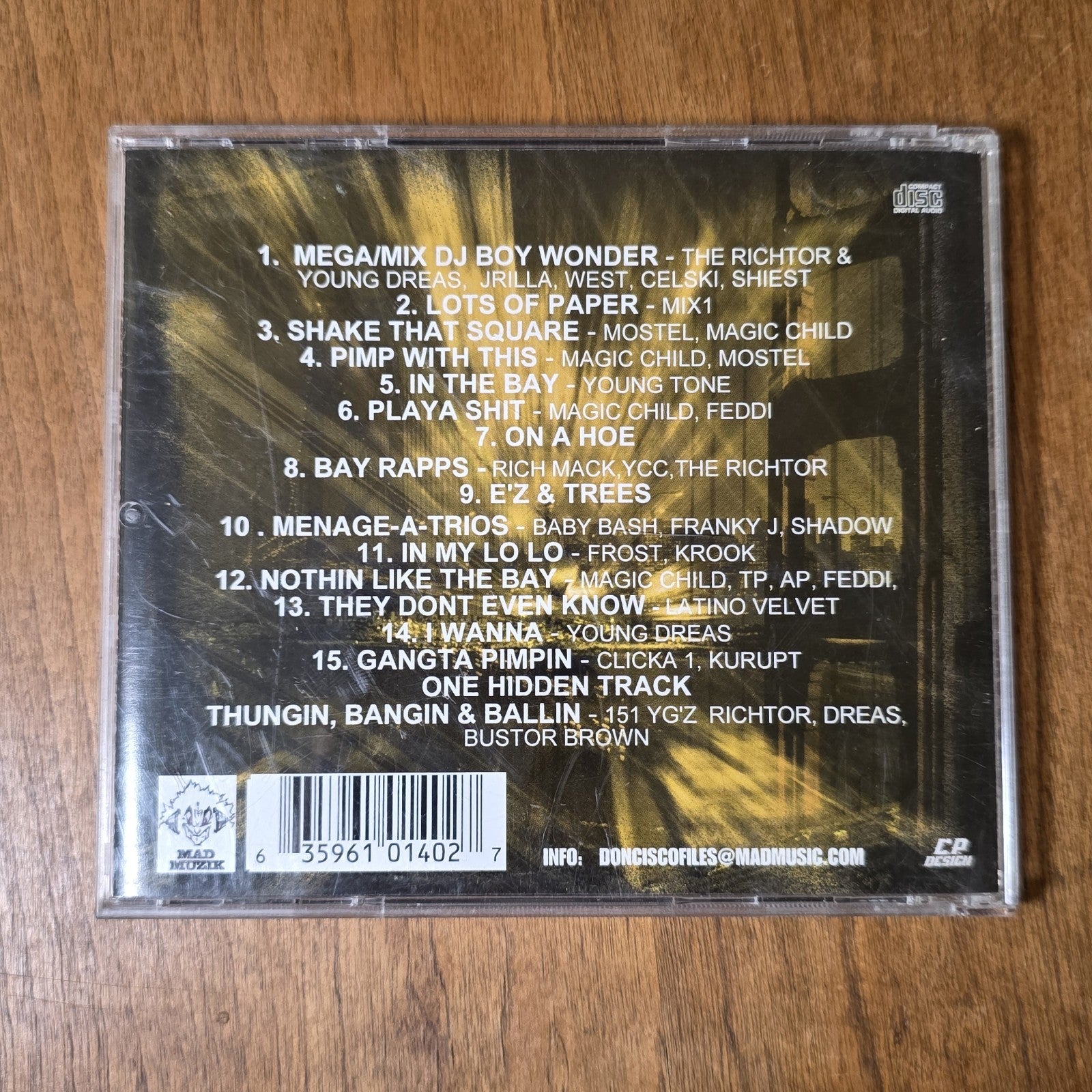 Don Cisko - Mecca Of The Game Vol. 151 CD 2005 Bay Area Rap Kurupt Baby Bash HTF