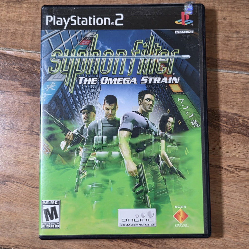 Syphon Filter The Omega Strain 2004 Sony Playstation 2 Bend Studio Shooter CIB