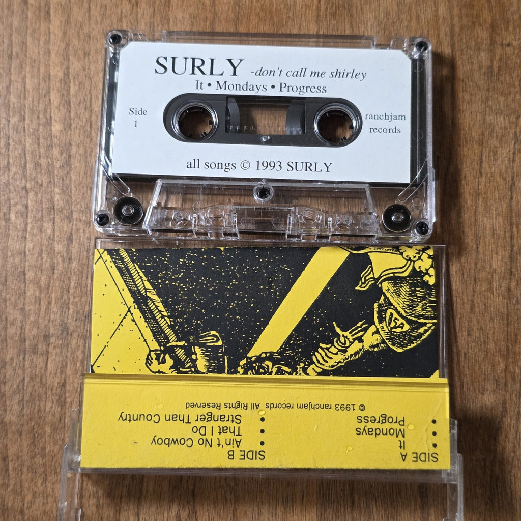 Surly - Don't Call Me Shirley Cassette Album 1993 Rock Obscure