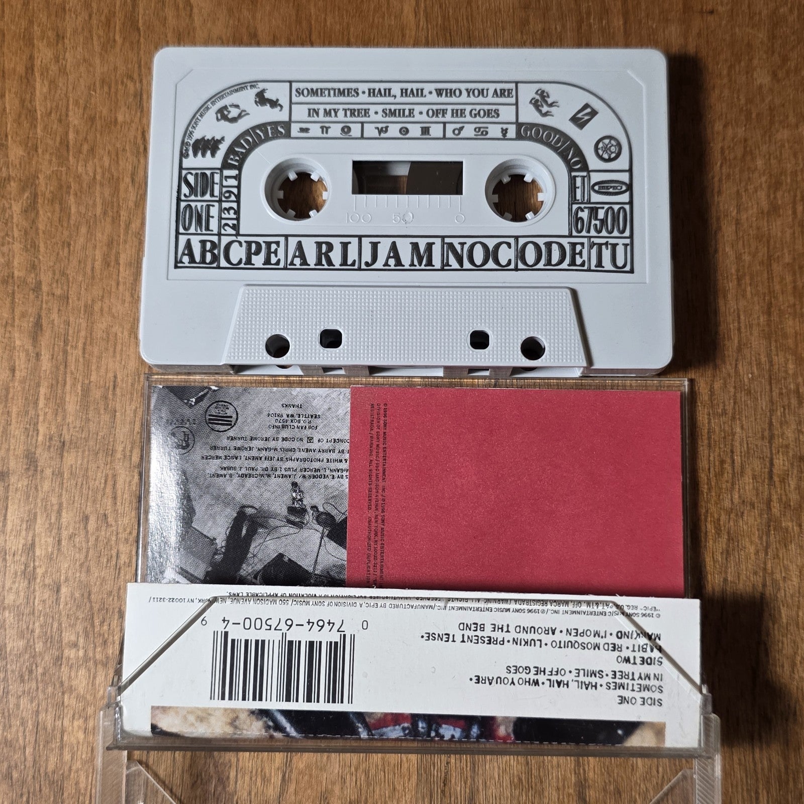 Pearl Jam - No Code Cassette Album 1996 Grunge Rock Rare HTF