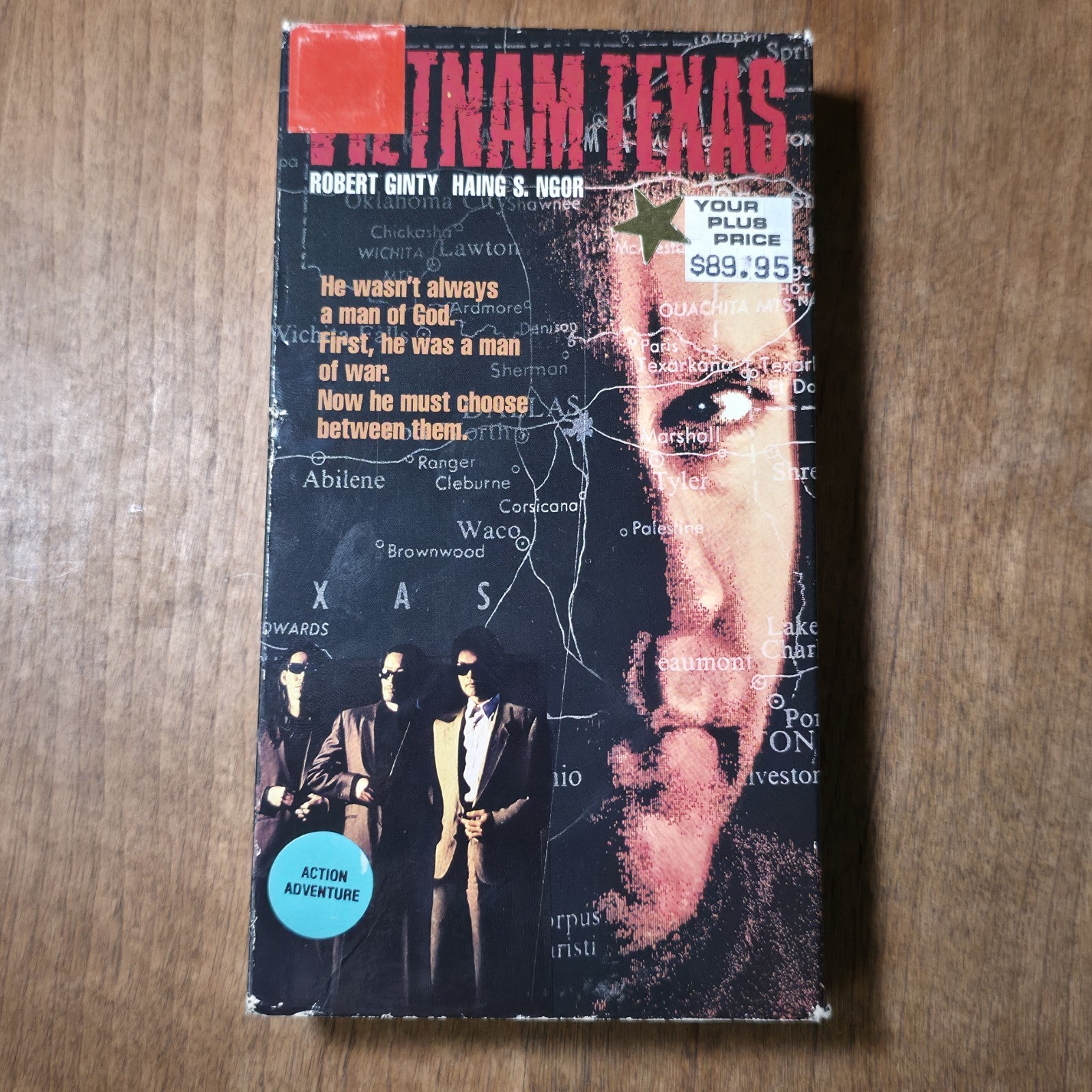 Vietnam Texas VHS 1990 Action Robert Ginty