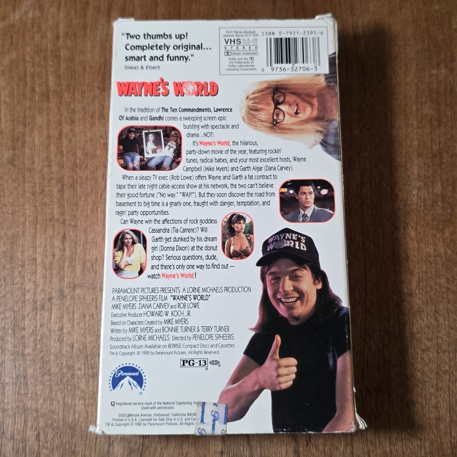 Wayne's World VHS 1992 Comedy Mike Myers SNL Cult Classic