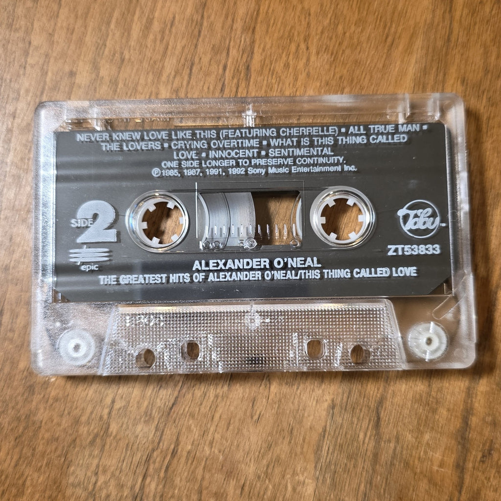 Alexander O'Neal - This Thing Called Love Single 1992 R&B Cassette Tabu Records