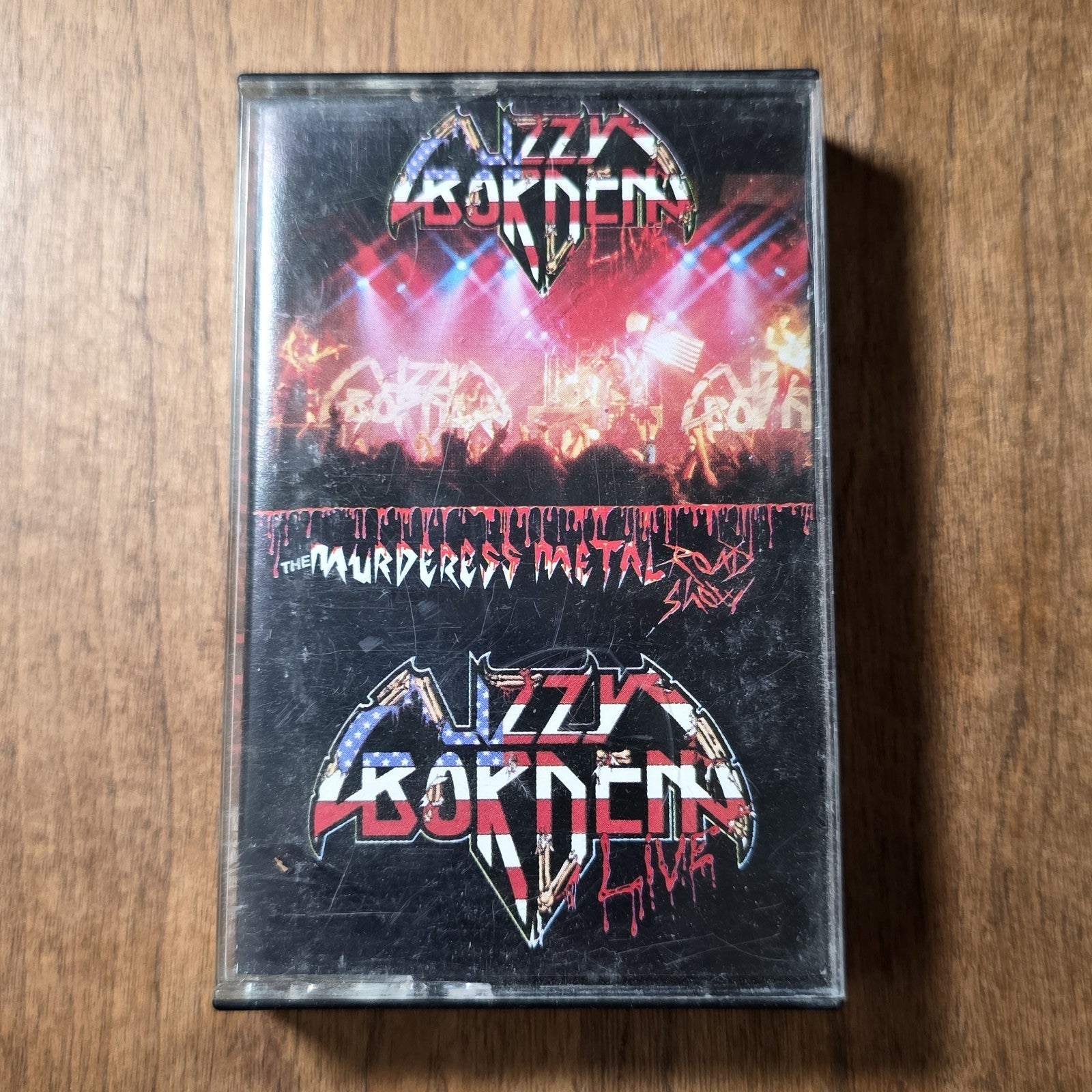 Lizzy Borden - The Murderess Metal Road Show Cassette Live 1986 Heavy Metal