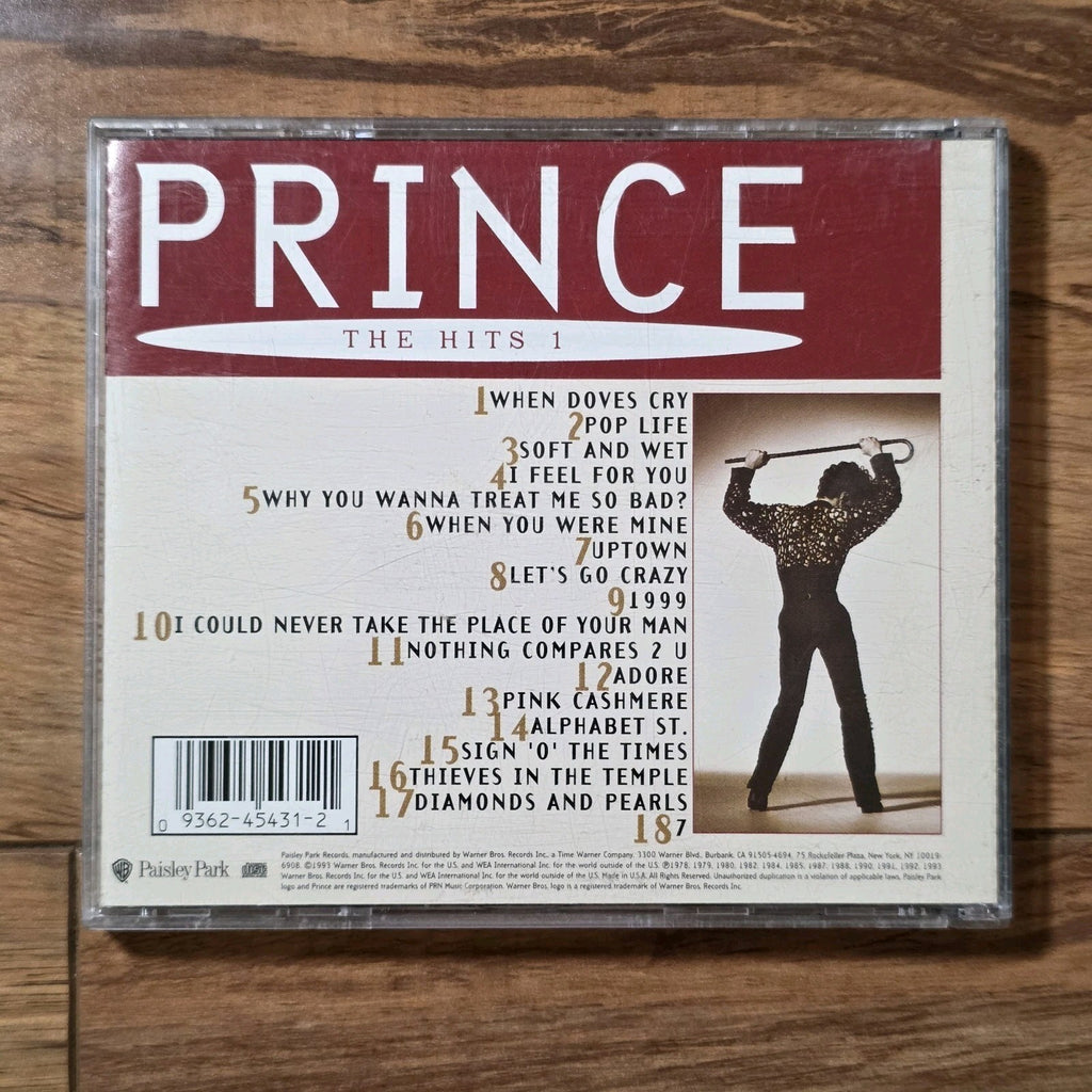 Prince - Greatest Hits Vol. 1 CD Compilation 1993 Pop R&B