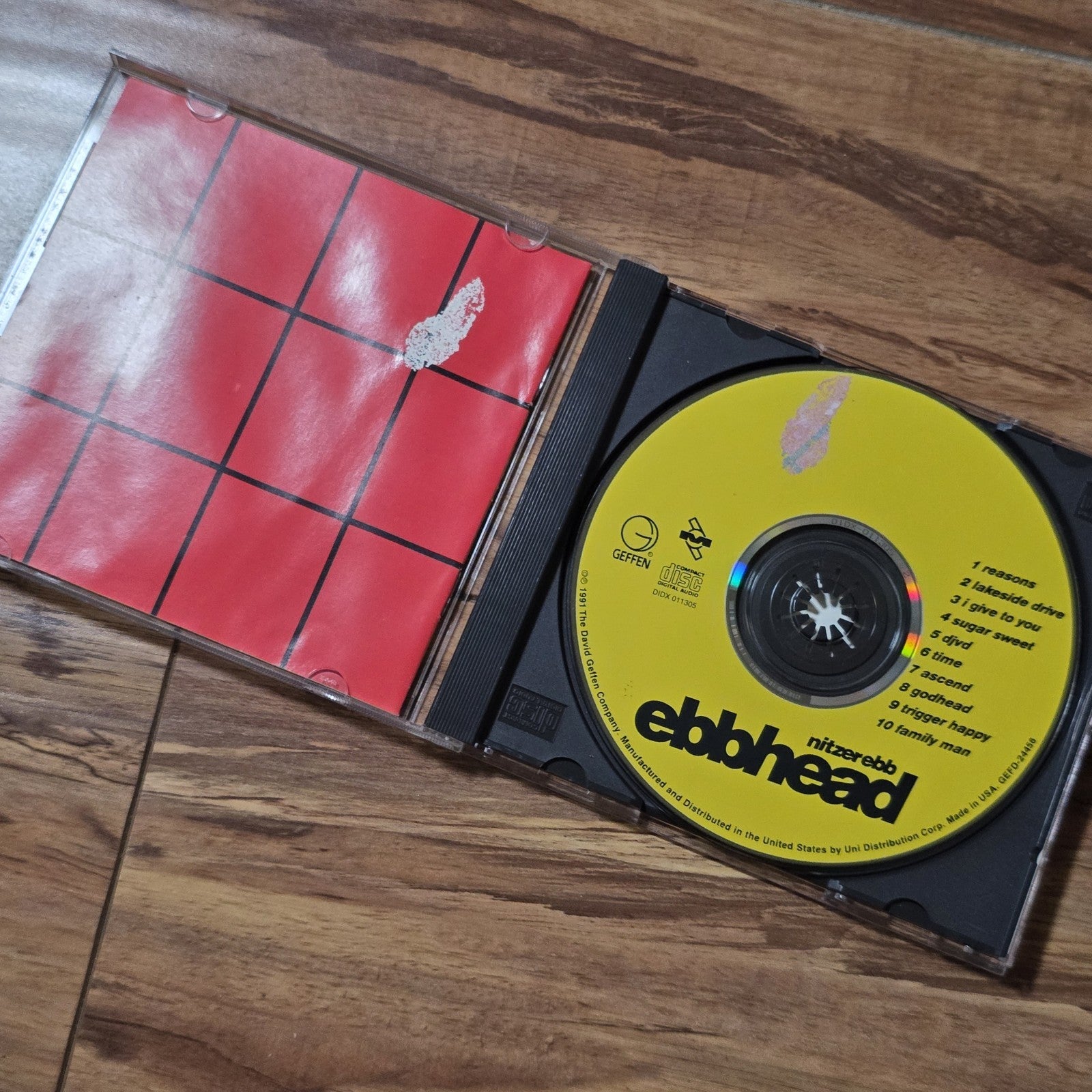 Nitzer Ebb - Ebbhead CD Album 1991 Industrial Electronic
